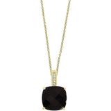 July Onyx & Diamond 14k Yellow Gold Pendant Necklace - Metallic - Effy Necklaces