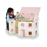Maxim Dollhouses pink - Pink Doll House & Furniture Set