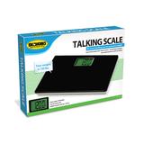 IdeaWorks Weight Scales Black - Black LCD Talking Scale