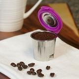 Perfect Pod Cafe Flow Stainless Steel & Ez-Scoop | Metal Reusable K-Cup Bundle in Brown, Size 5.5 H x 10.5 W x 8.0 D in | Wayfair K11200+A03020