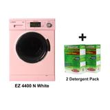 Equator Compact 1.57 Cu. Ft. High Efficiency Front Load Washer, Stainless Steel in Pink, Size 33.5 H x 23.5 W x 22.0 D in | Wayfair
