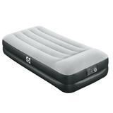 Sealy Tritech Inflatable Air Mattress Bed w/ Built-In AC Pump & Bag in Gray, Size 79.92 H x 59.84 W x 16.1 D in | Wayfair 94052E-BW