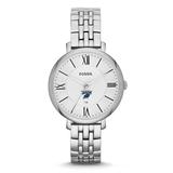 Women's Fossil Silver Howard Bison Jacqueline Stainless Steel Watch