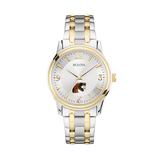 "Bulova Silver/Gold Florida A&M Rattlers Classic Two-Tone Round Watch"