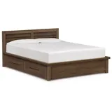 Copeland Furniture Moduluxe Louvered Storage Bed - 1-MCD-35-04-STOR