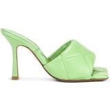 Bv Rubber Lido Sandals - Green - Bottega Veneta Flats
