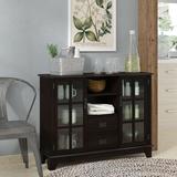 Laurel Foundry Modern Farmhouse® Driskell 32" Tall 2 - Door Accent Cabinet Wood in Brown, Size 32.0 H x 42.0 W x 12.0 D in | Wayfair