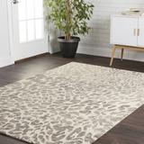 World Menagerie Masai Hand-Hooked Wool Gray/Ivory Area Rug Wool in White, Size 111.0 W x 0.5 D in | Wayfair 69C144B11F474756B22299FD0817AC1B