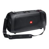 JBL Partybox On-The Go Portable Party Speaker with Built-In Lights & Wireless Mic, Black