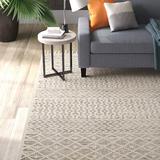 White Area Rug - Langley Street® Emmalyn Southwestern Handwoven Cotton Cream Area Rug Cotton in White, Size 0.16 D in | Wayfair