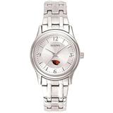 Women's Oregon State Beavers Silver-Tone Dial Stainless Steel Quartz Watch