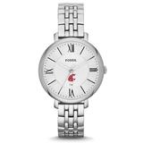 Women's Fossil Washington State Cougars Jacqueline Stainless Steel Watch