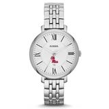 Women's Fossil Ole Miss Rebels Jacqueline Stainless Steel Watch