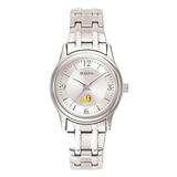 "Women's Bowie State Bulldogs Silver-Tone Dial Stainless Steel Quartz Watch"