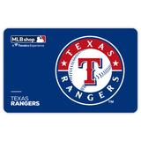 "Texas Rangers MLB Shop eGift Card ($10 - $500)"