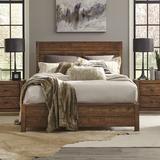 Grain Wood Furniture Montauk Standard 3 - Piece Bedroom Set Wood in Brown/Green/White, Size King | Wayfair SetMT0611-1N1C