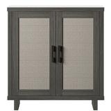 Sand & Stable™ Portman 2 - Door Accent Cabinet Wood in Brown, Size 32.0 H x 30.0 W x 15.5 D in | Wayfair AC7C85030F76483D9C89D550DEB714B1