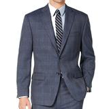 Michael Kors Suits & Blazers | Michael Kors Plaid Classic Wool Blend 2-Button Spo | Color: Blue/Gray | Size: 42l