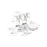 Pure Enrichment Purebaby Double Electric Breast Pump, White
