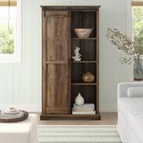 Sand & Stable™ Robert Armoire Wood/Metal in Brown, Size 68.0 H x 36.0 W x 16.0 D in | Wayfair AF6DCE1939C241C79FDD728921152D98