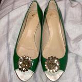 Kate Spade Shoes | Kate Spade Peep Toe | Color: Green | Size: 9.5
