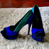 Jessica Simpson Shoes | Jessica Simpson Heels | Color: Blue/Green | Size: 6.5