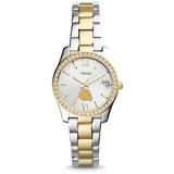 Women's Fossil Albany State Golden Rams Scarlette Mini Two Tone Stainless Steel Watch