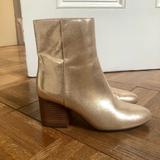 J. Crew Shoes | Gold, Jcrew Ankle Boots, Size 6 | Color: Gold | Size: 6