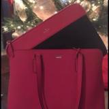 Kate Spade Bags | Kate Cameron Tote Wmatching Laptoptablet Case | Color: Red | Size: Os