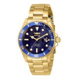 Invicta Women's Watches N/A - Navy Dial & Goldtone Stainless Steel Pro Diver Watch