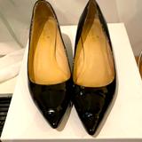 Kate Spade Shoes | Kate Spade Black Patent Pointed Toe Block Heel | Color: Black | Size: 5.5