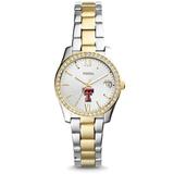 Women's Fossil Texas Tech Red Raiders Scarlette Mini Two Tone Stainless Steel Watch
