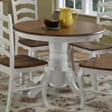 Charlton Home® Anjelita Dining Table Wood in White, Size 30.0 H x 42.0 W x 42.0 D in | Wayfair EEF6A48BB5324DA29D21707F1BD2BCB9
