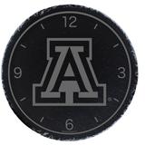 Gray Arizona Wildcats 12'' Slate Clock