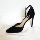 Nine West Shoes | Nine West Black Ankle Strap Stiletto Heels Nwot | Color: Black | Size: 8.5