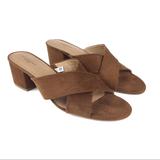 American Eagle Outfitters Shoes | American Eagle Womens Heels Size 11 Brown Open Toe | Color: Brown | Size: 11