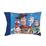 Disney Toy Story 4 2 Piece Toddler Bedding Set Polyester in Blue/Brown/Gray | Wayfair 4864396