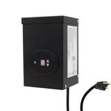 GKOplus Etl Listed 120w Low Voltage Transformer w/ Photocell & Timer, 120v Ac To 12v Ac Outdoor Power Pack, Cec Vi Certified Metal | Wayfair