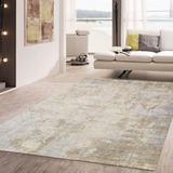 Brown/Gray Area Rug - Pasargad Beverly Beige Area Rug Silk/Bamboo Slat & Seagrass, Rayon in Brown/Gray, Size 72.0 W x 0.25 D in | Wayfair