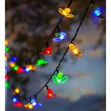 Plow & Hearth Color Changing 50 Solar Bee String Lights in Green, Size 1.25 H x 1.34 W x 368.0 D in | Wayfair 56503