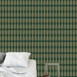 Wrought Studio™ Hartmann 4' L x 2" W Peel & Stick Wallpaper Panel Paper in Green/Yellow, Size 24.0 W in | Wayfair 2565FAA7749B4336AEF97FBFDA1CDCA1