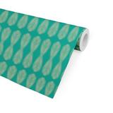 Wrought Studio™ Hartmann 4' L x 2" W Peel & Stick Wallpaper Panel Paper in Green/Blue, Size 24.0 W in | Wayfair C160FFDE45194E6DA8FDC7ADC16728F1