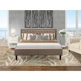 Red Barrel Studio® Upholstered Platform Bedroom Set Upholstered in Gray/Brown, Size King | Wayfair D8F7067919EB4B179037A983ECB8D7F6