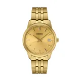 Seiko Men's 40 Millimeter Quartz Gold Tone Date Display Watch