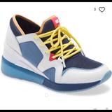 Michael Kors Shoes | Michael Kors Liv Trainer Small Air Navy Multi#8.5 | Color: Blue/White | Size: 8.5
