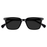 Unisex Rectangle Black Acetate Prescription sunglasses - EyeBuydirect's Luck