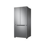 Samsung 32" Counter Depth French Door 17.5 cu. ft. Smart Energy Star Refrigerator, Stainless Steel in Black, Size 70.0 H x 32.125 W x 28.125 D in