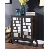 Corrigan Studio® O'Connell Accent Table Wood in Brown/Gray, Size 35.0 H x 31.0 W x 16.0 D in | Wayfair 76B79B664FF94F49ACA389F28C198F11