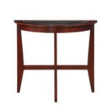 Red Barrel Studio® Levie Accent Table Wood in Brown, Size 30.0 H x 35.0 W x 16.0 D in | Wayfair A6E4C22BB00D47268ADF610D7A28A28B