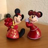 Disney Holiday | Mickey & Minnie Mouse Ornaments | Color: Black/Red | Size: Os